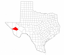 Jeff Davis County Texas - Location Map